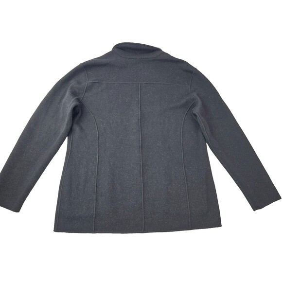 Maurizio Baldassari Brera Reversible Knit Wool Swacket Blazer Cardigan 52 M - Picture 10 of 16